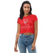 All-Over Print Crop Tee - London17 Clothing