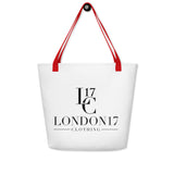 L17 All-Over Print Large Tote Bag - London17 Clothing