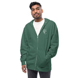 L17 Unisex fleece zip up hoodie