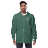 L17 Unisex fleece zip up hoodie