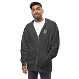 L17 Unisex fleece zip up hoodie